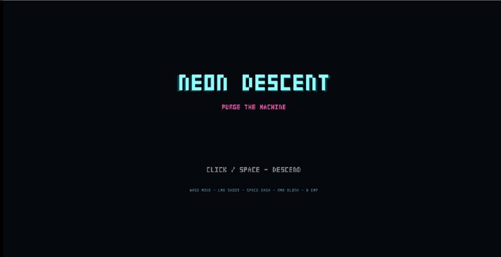 NEON DESCENT 스크린샷 1